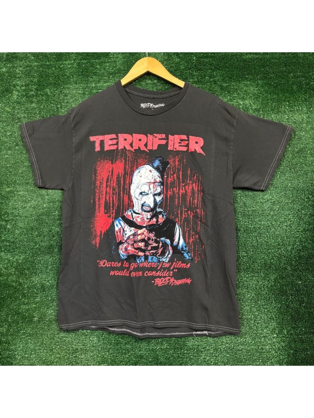Bloody Disgusting x Terrifier Art the Clown Horror T-Shirt Size Medium